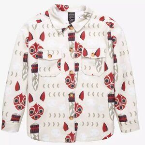 NEW! Studio Ghibli Princess Mononoke San's Mask Polar Fleece Jacket (Exclusive)